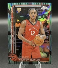 2025-26 Topps Chrome Collin Murray-Boyles Aqua Basketball Border Refractor /199