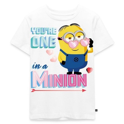 Minions Dave You're One In A Minion Spruch Kinder Premium Bio T-Shirt