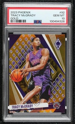 2023-24 Panini Phoenix Gold 1/10 Tracy McGrady #92 PSA 10 GEM MT HOF 0fo5