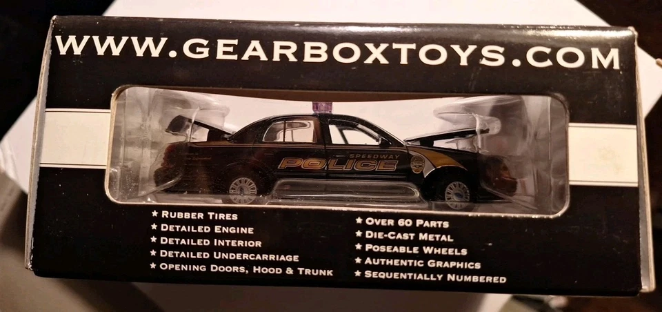 Limited Ed GEARBOX: 1:43~2001 Ford Crown Victoria SPEEDWAY, IN PD RARE #5 - Image 3 of 4