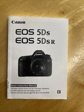 REPRINT Canon EOS 5DS / 5DSR / 5DS R Camera Instruction Manual In English