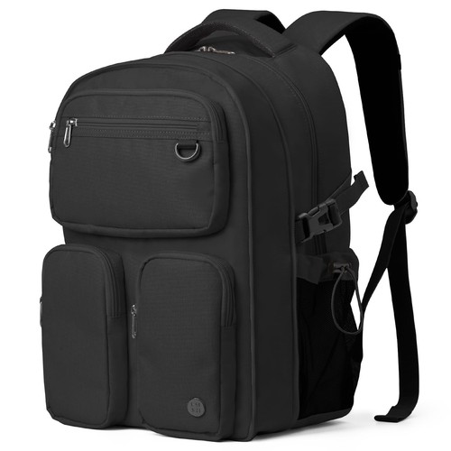 Large Capacity Travel Laptop Backpack, Lightweight Durable College Bookbag Me...