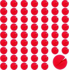 "Boao 60 Pieces Red Clown Noses Cosplay Noses Foam Circus Noses for Halloween Ch