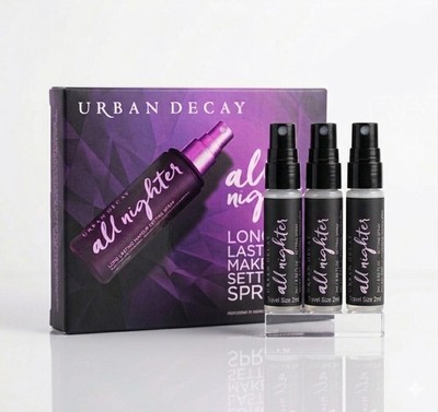 Urban Decay All Nighter Setting Spray 2ml x3 Travel Mini Long Lasting Makeup Fix