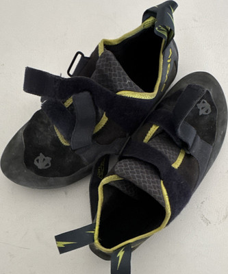 Evolv Men's Climbing Shoes Black Climbing US 12.5 UK 11.5 EUR 46.5 Medium Width