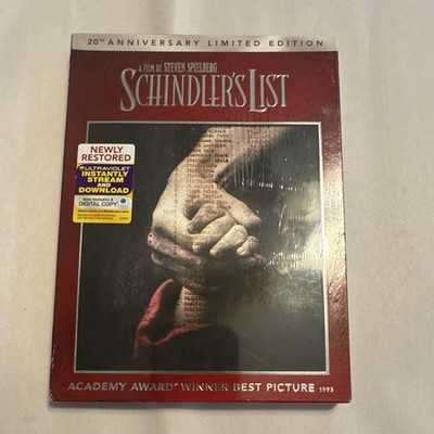 Schindler's List 25th Anniversary Limited Edition Newly Restored DVD