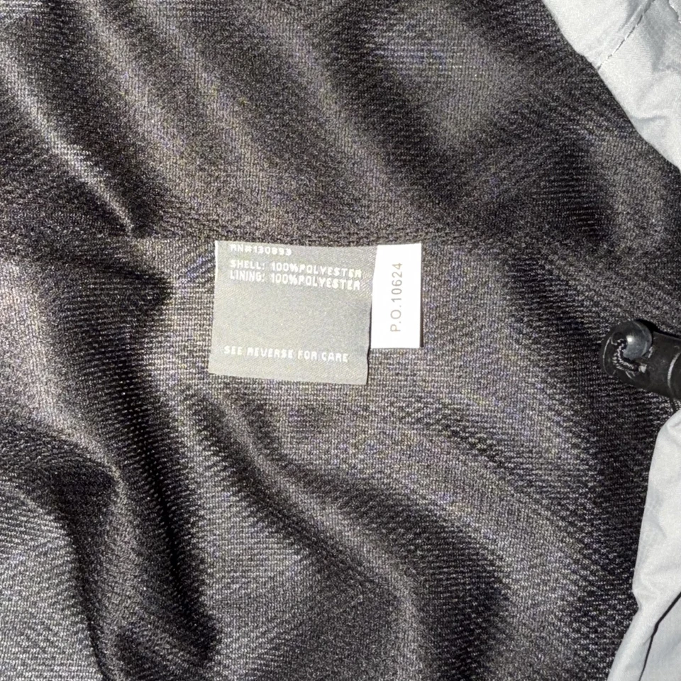 NWT New Balance Men Wind Water Resistant Jacket Windbreaker Gray Sz Large - Image 3 of 4