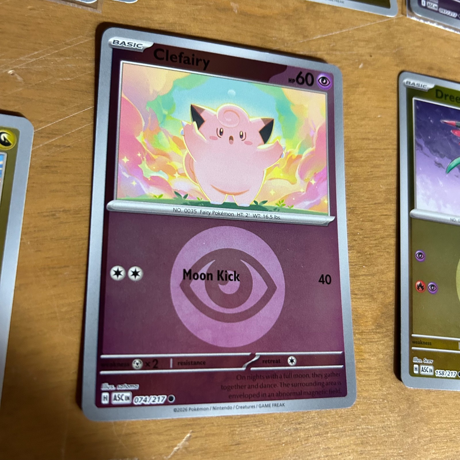 Clefairy (Psychic Energy) 074/217 Me: Ascended Heroes Reverse Holo
