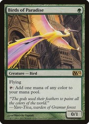 Birds of Paradise - Magic 2012 Core Set - #165/249 - Rare