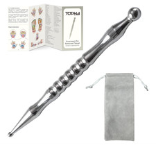 Acupuncture Pen, Premium Stainless Steel Acupressure Pen for Muscle Tension Pain