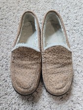 Vionic Womens Lynez Brown Slip On Loafer Slippers Shoes 7 Medium