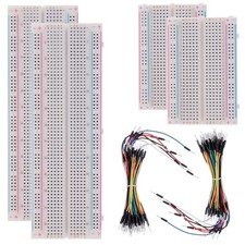3 Values 130 Pcs Solderless Breadboard 4 830 Tie Points 400 126 Flexible