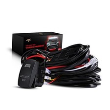 Wiring Harness 2 Lead, 12V 5Pin Rocker Switch for LED Light Bars
