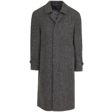 Steinbock for TLAPA (Austria) Vintage, 1980s, Herringbone Tweed, High GSM