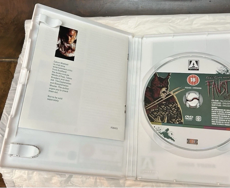 Faust: Love of the Damned DVD (Arrow Video), Brian Yuzna, Jeffrey Combs - Image 4 of 4