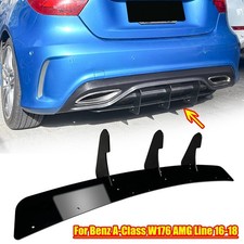 Stoßstange Diffusor Shark Fin Für Mercedes-Benz A-Klasse W176 2016-18 AMG Line