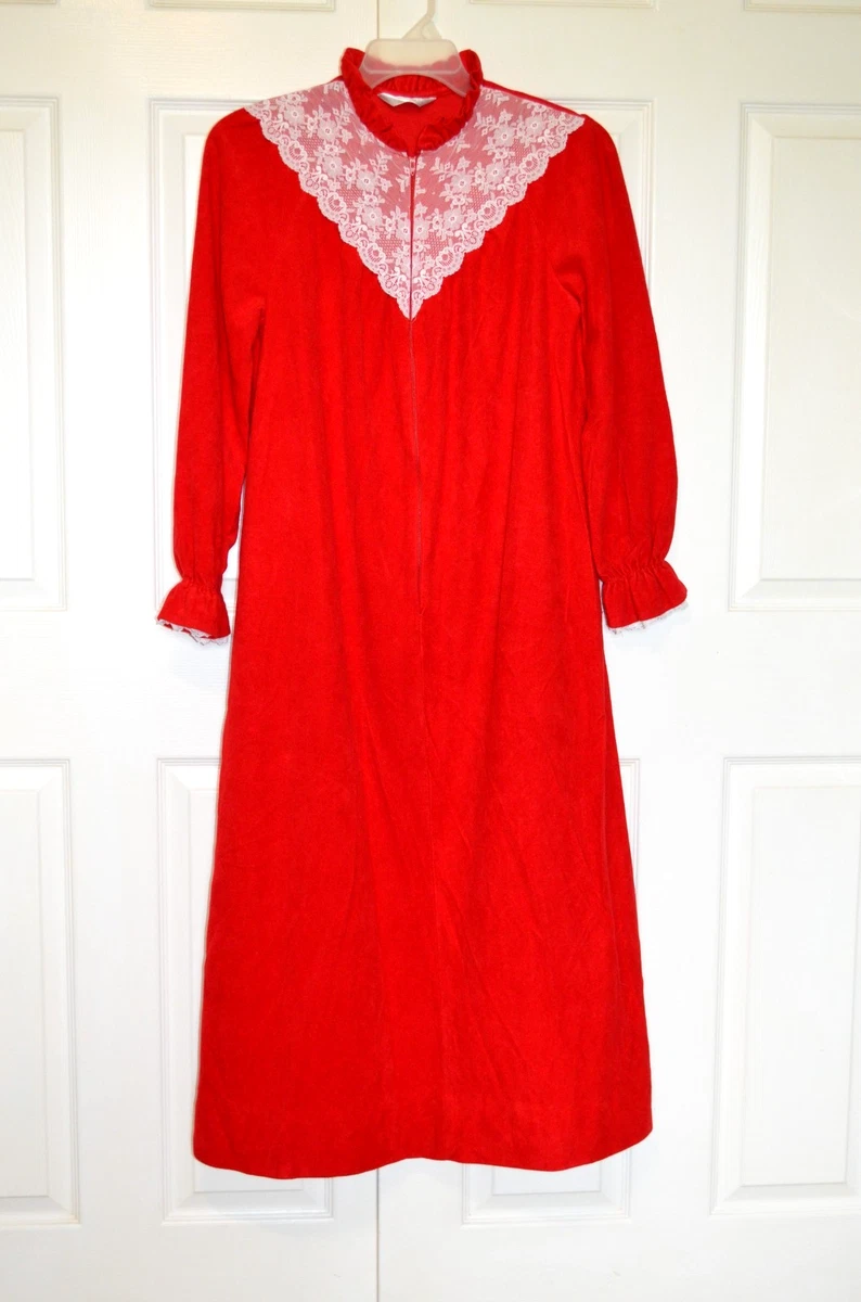 knee length dresses for ladies Women's Merino Wool Thermal Dressing Gown