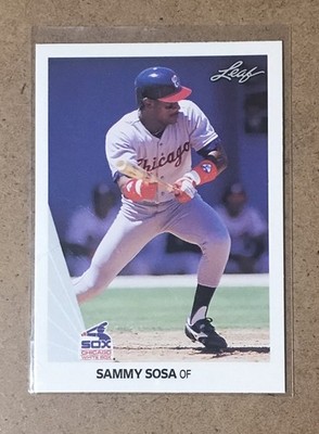 Sammy Sosa 1990 Leaf RC #220  gradable￼ If Desired   Clean Corners And Surface￼