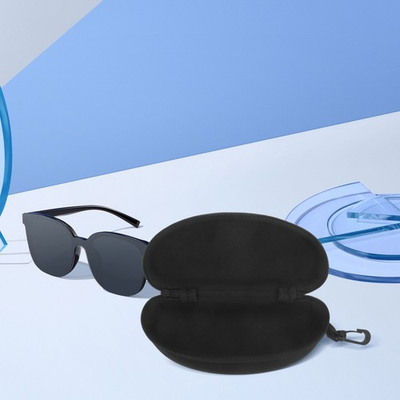 #ad Sunglasses Case with Hook Zippered Pouch Cases for Storing Anti pressure $14.18
