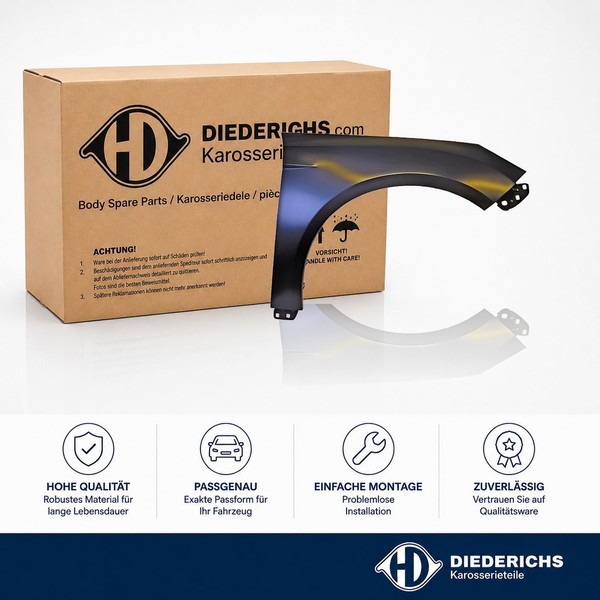 KotflÜGel Vorne Rechts Diederichs 1418006 FÜR Ford Fender SeitenflÜGel-image