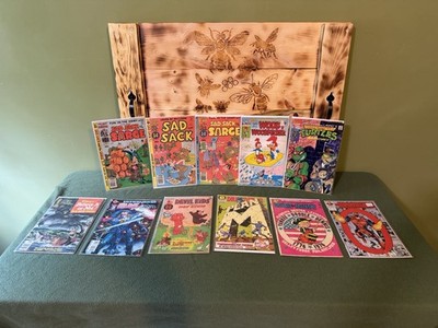 11 Comic Book Lot Marvel TMNT Harvey Thor Fantastic Four Eternals Vintage