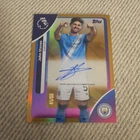 Topps Premier League 2025-2026 John Stones Autograph 41/50 Gold Manchester City