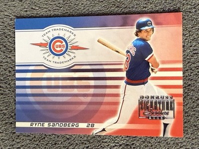 2003 Donruss Signature Series - Team Trademarks Ryne Sandberg #TT-29 /500