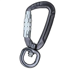 Carabiner for Securing Pets Dog Rope Harness Fix Clip Automatic Lock Design Alum