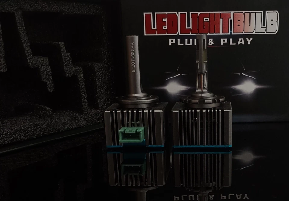 Golf R MK7 2012-2019 X2 D3S HID Oem Fit LED Bulbs 55W 6000K Error-Free Plug&Play - Image 3 of 4