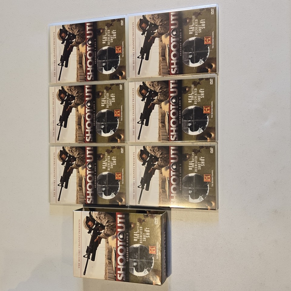 Shootout! Season 1 + 2 DVD 200506 MILITARY HISTORY CHANNEL TV RARE