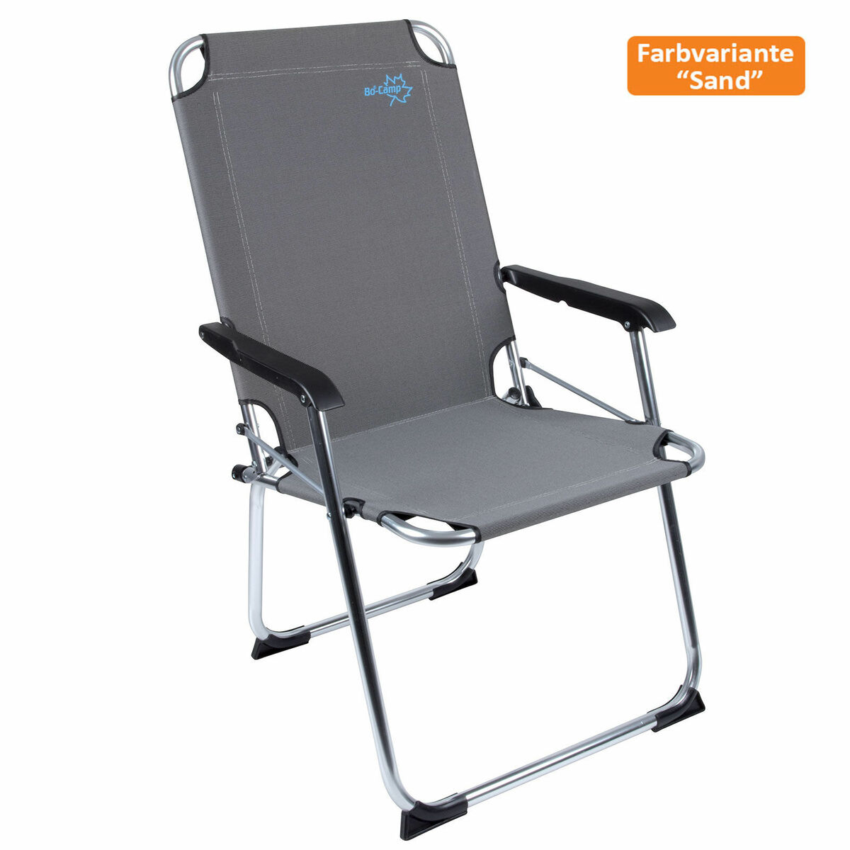 BO-CAMP Aluminum Folding Chair Copa Comfort XXL Camping Angel Chair Garden |