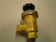AIRCO Ultra Low Vacuum Valve Brass Process 90 Degree USA Made Pump Cryogenic