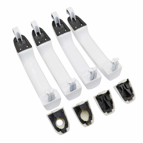 FOR 2014-2018 CHEVY SILVERADO GMC SIERRA OLYMPIC WHITE DOOR HANDLES SET OF 4 - Foto 6 di 9
