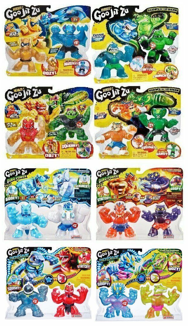 Heroes of Goo Jit Zu Versus Figure 2-Pack Choose TYRO GIGATUSK | eBay