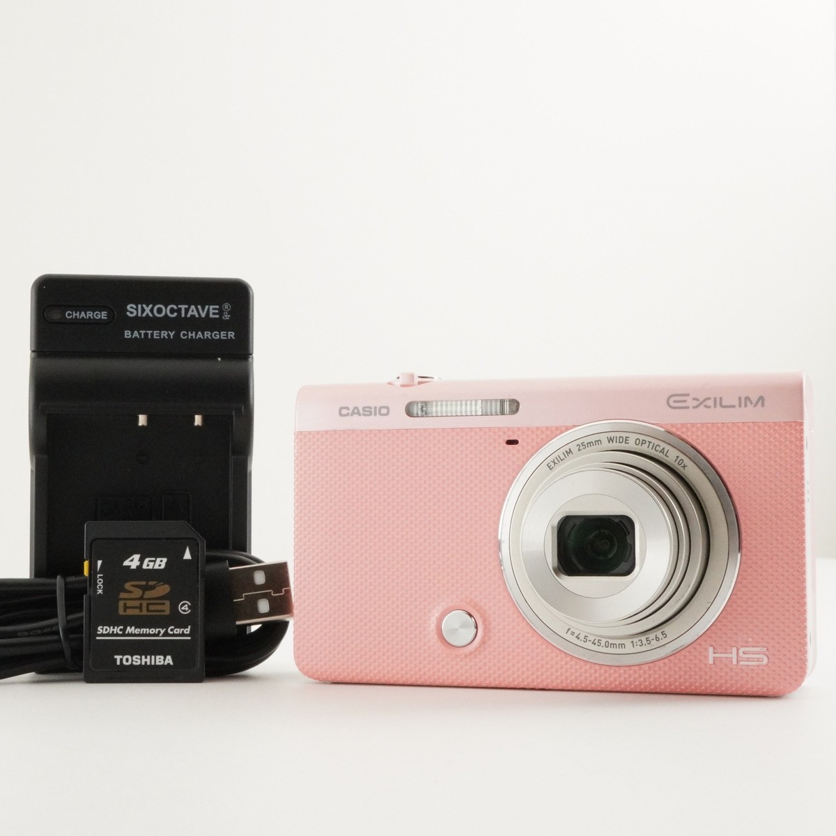 CASIO EXILIM EX-ZR70 Pink With 4GB SDHC Card Digital Camera
