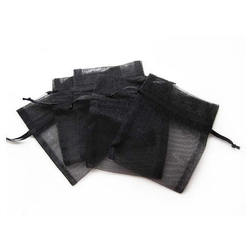 100 Pcs Sachet Organza 10x15 cm,Organza Gift Bags, Cadeau Sacs À Cordon Pochette