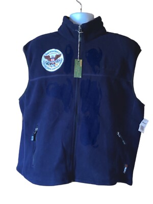NWT Timberland Polartec Fleece Vest Mens XL President s Volunteer Service Award