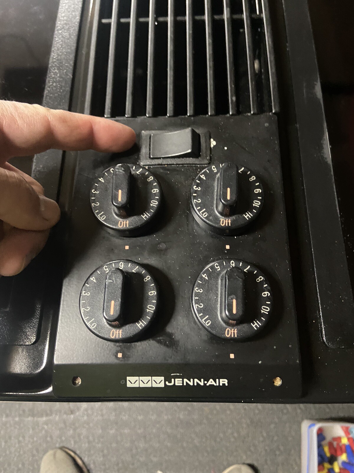 Jenn Air C236 Black Electric Downdraft Cooktop Stovetop Radiant