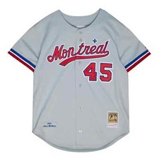 Mens Mitchell  Ness MLB MONTREAL EXPOS COOPERSTOWN AUTHENTIC JERSEY