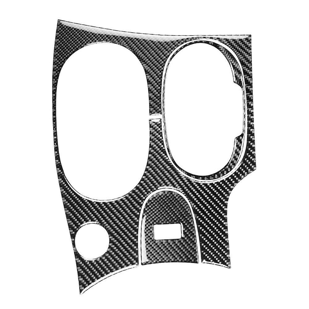 3PCS For 2005-07 Carbon Fiber Interior Gear Shift Console Panel Trim Corvette C6