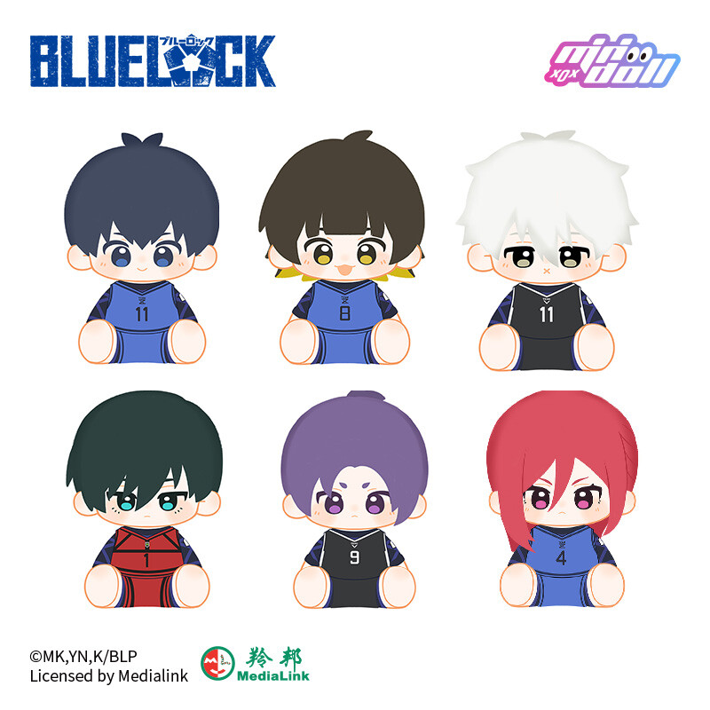 CNBLUE MINIBLUE MINIYONG PLUSH DOLLトレカ入り minidoll BLUE LOCK Isagi Yoichi Mikage Reo 40cm Sitting Plush Doll