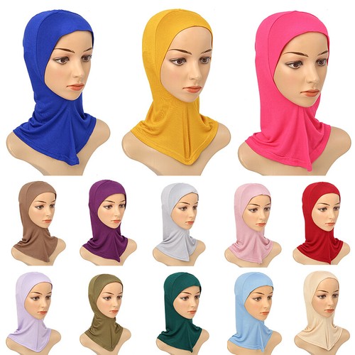 Bonnet Intérieur Pour Femme Musulmane Écharpe Chapeau Bonnet Cache-Cou Hijab ~ - Bild 2 von 32