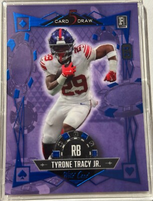   Tyrone Tracy Jr Rookie Card 2024 5 Card Draw Easter Edition 3/4   NY Giants