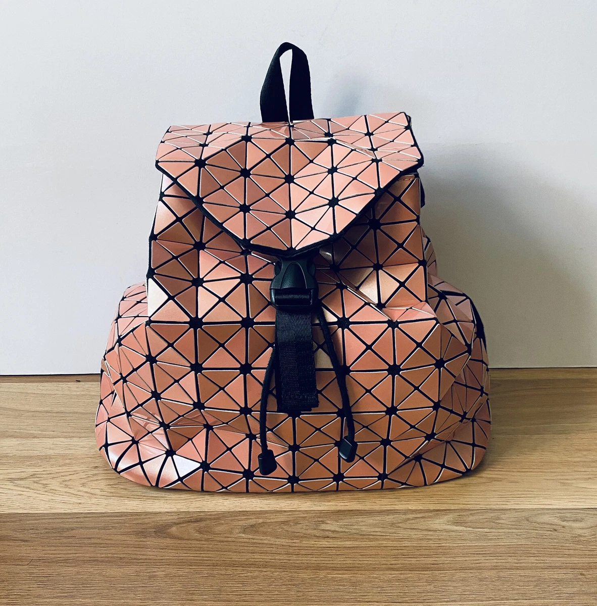 Issey Miyake Bao Bao PVC Geometric Prism Pink Backpack Bag   eBay