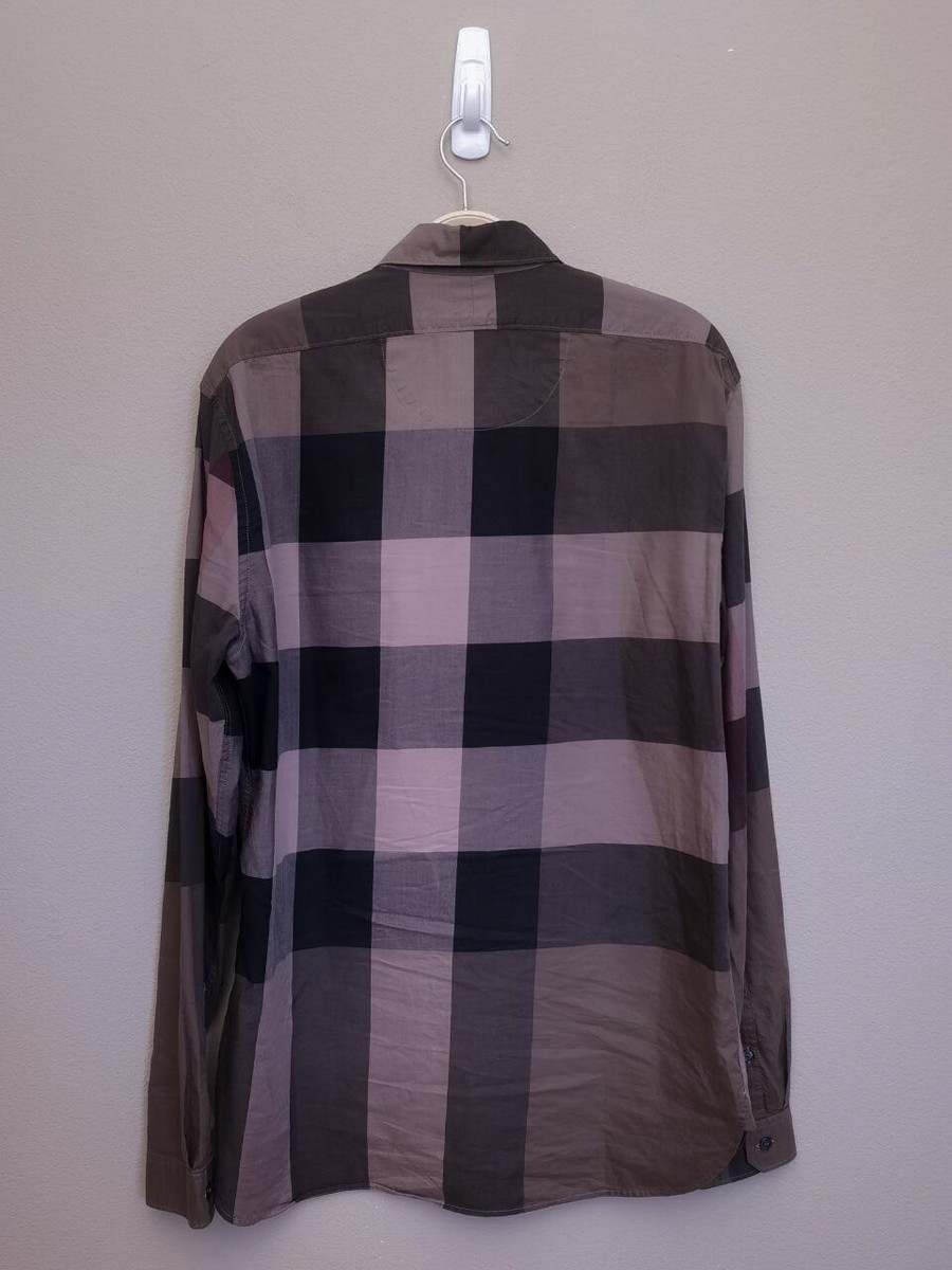 ★送料・関税込★BURBERRY★check stretch cotton poplin shirt BURBERRY Check Stretch Cotton Poplin Shirt | endource