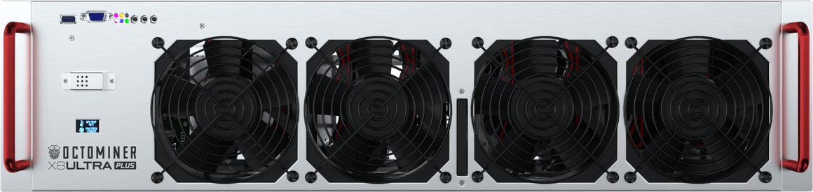 OCTOMINER X8 ULTRA PLUS [NEW] CRYPTO MINING RIG CASE HIGH SPEC 8GB