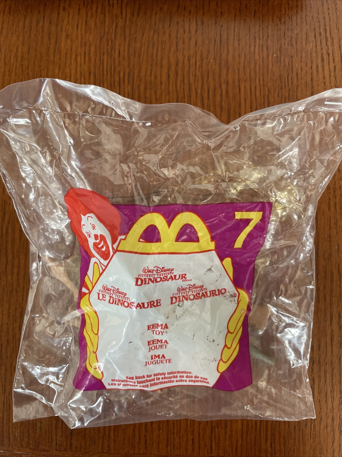 McDonald's Happy Meal Toy Dinsaur  Emma #7 2000 NIB