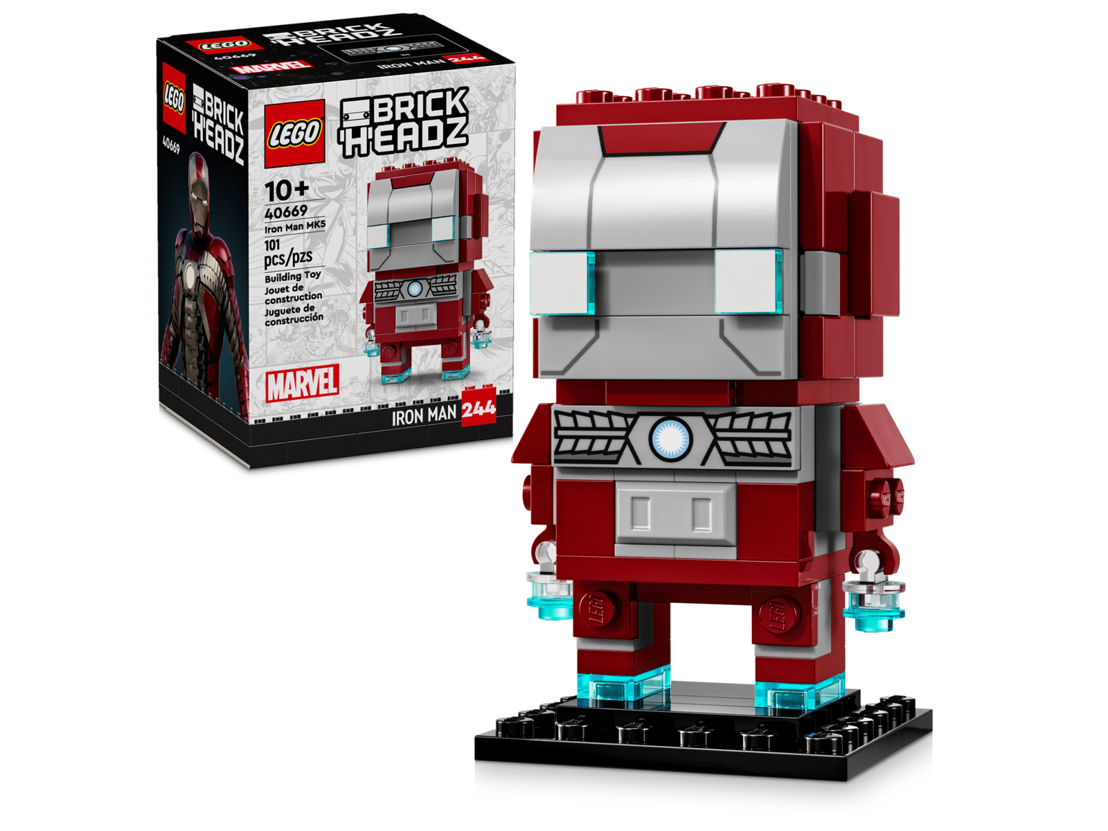 LEGO Brickheadz Iron Man MK5 Figure Set 40669 - New & Sealed FREE POST