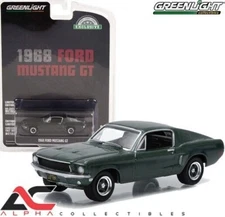 GREENLIGHT 44723 1:64 1968 FORD MUSTANG GT (HIGHLAND GREEN)