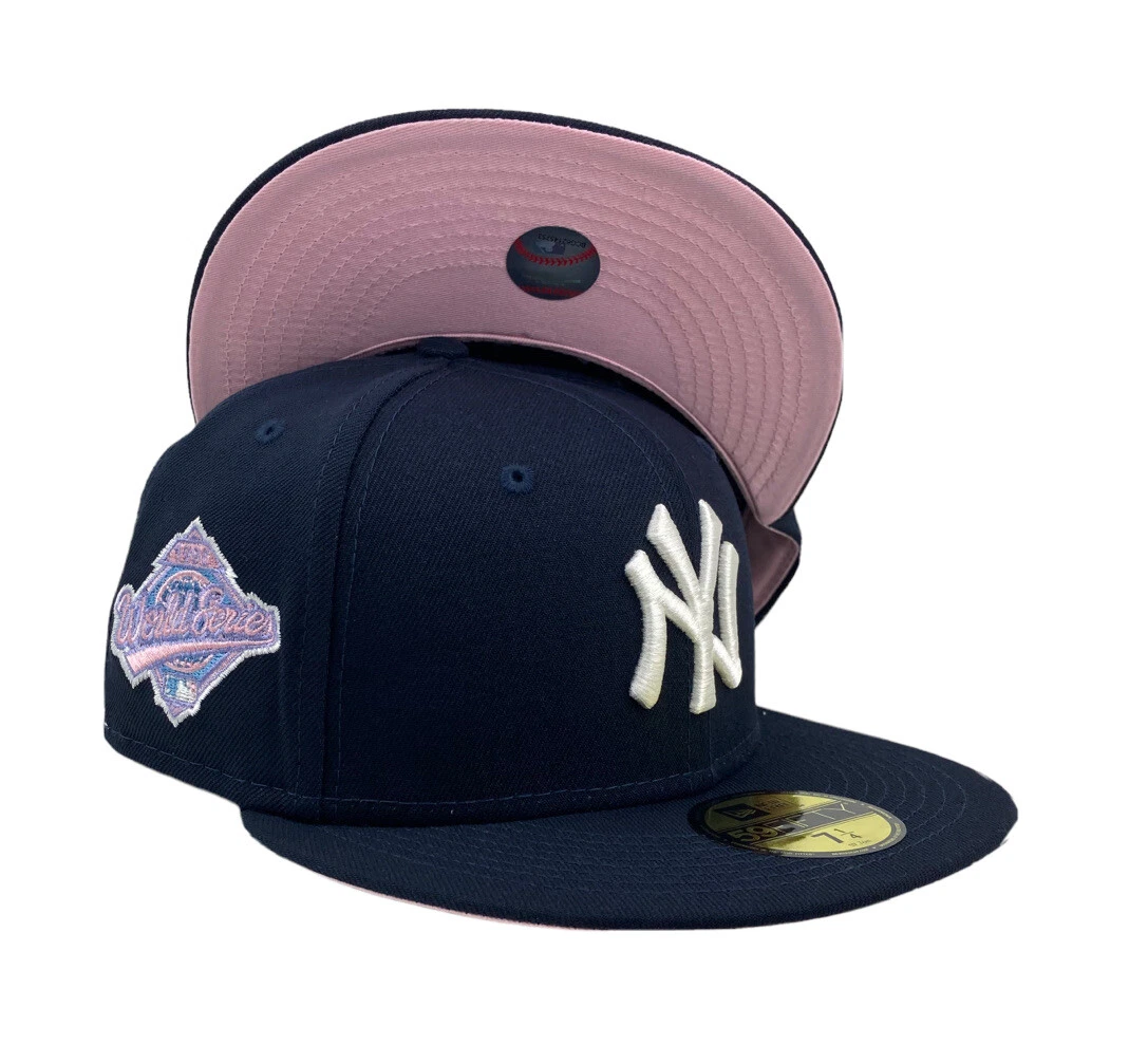 New Era Flat Brim 59FIFTY Farm Team New York Yankees MLB Grey and Navy Blue  Fitted Cap